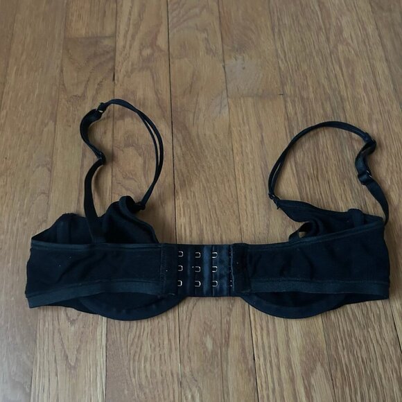 Cosabella Soire Confidence Side Support Black Sheer Bra Women’s Size 32C - Picture 4 of 6